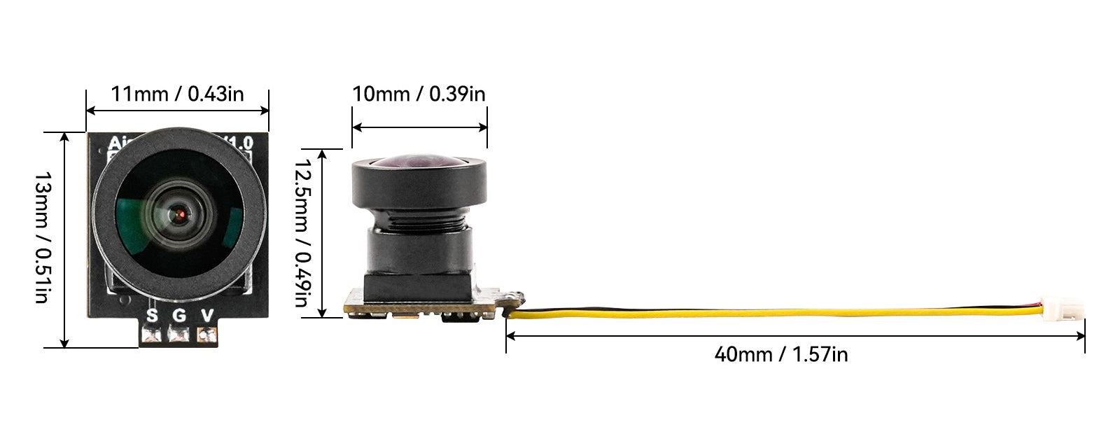 Air Camera dimensions