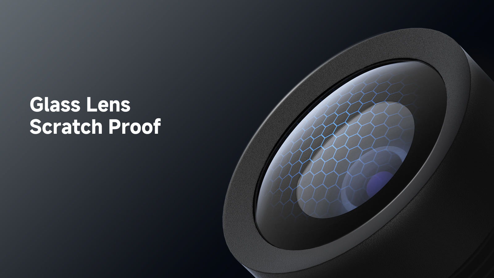 Air Camera with Glass lens for scratch proof