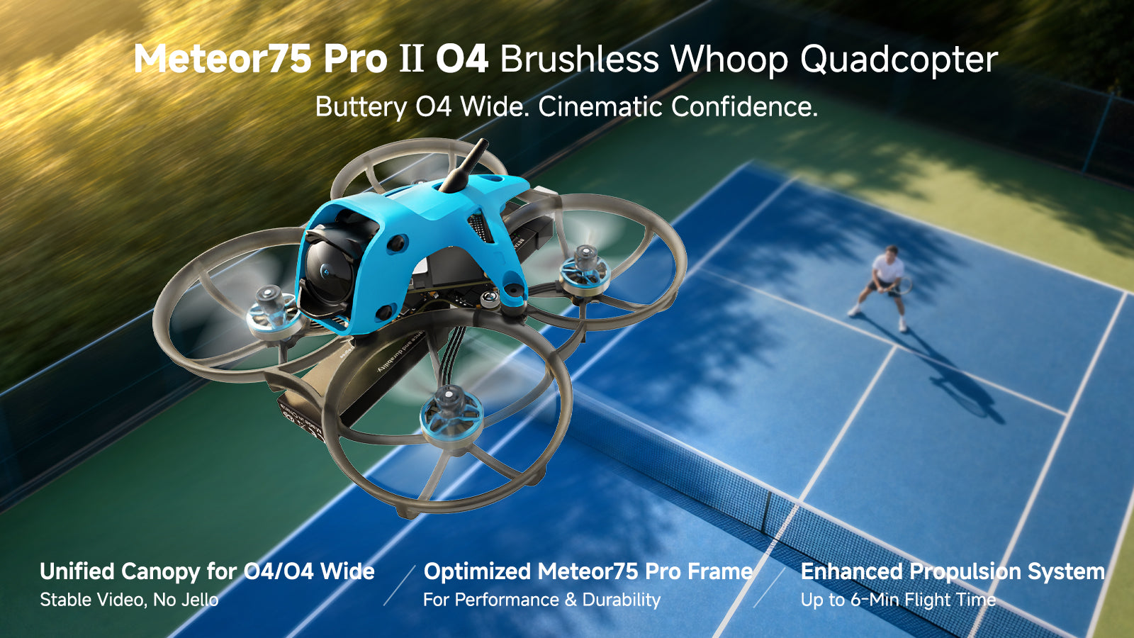Bezszczotkowy dron Meteor75 Pro II O4 typu whoop