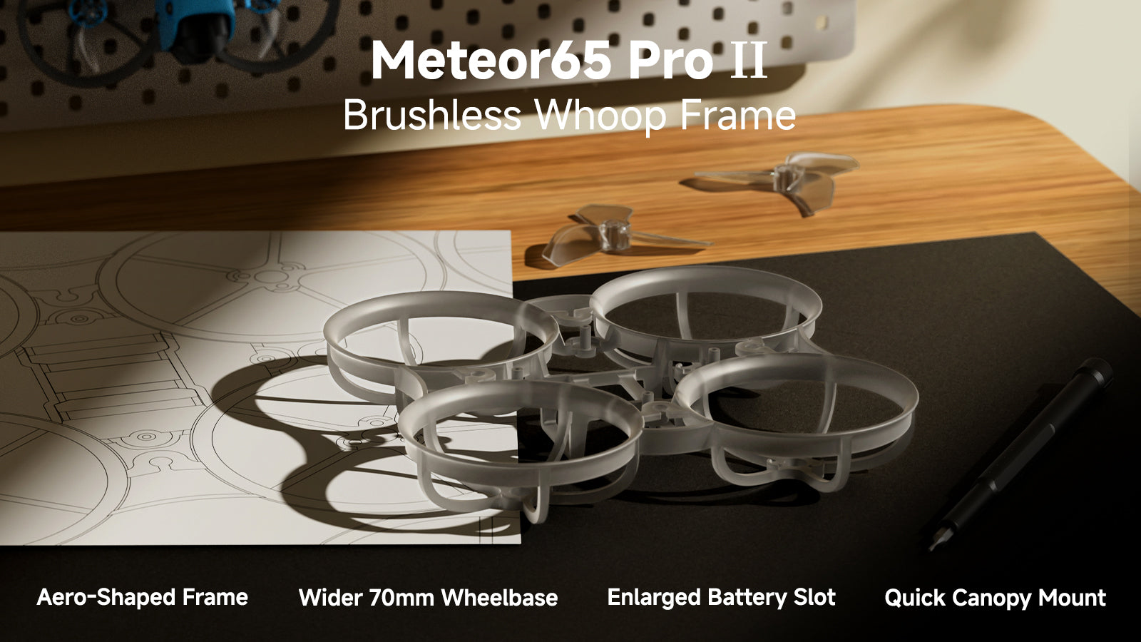 Bezszczotkowa rama whoop Meteor65 Pro II