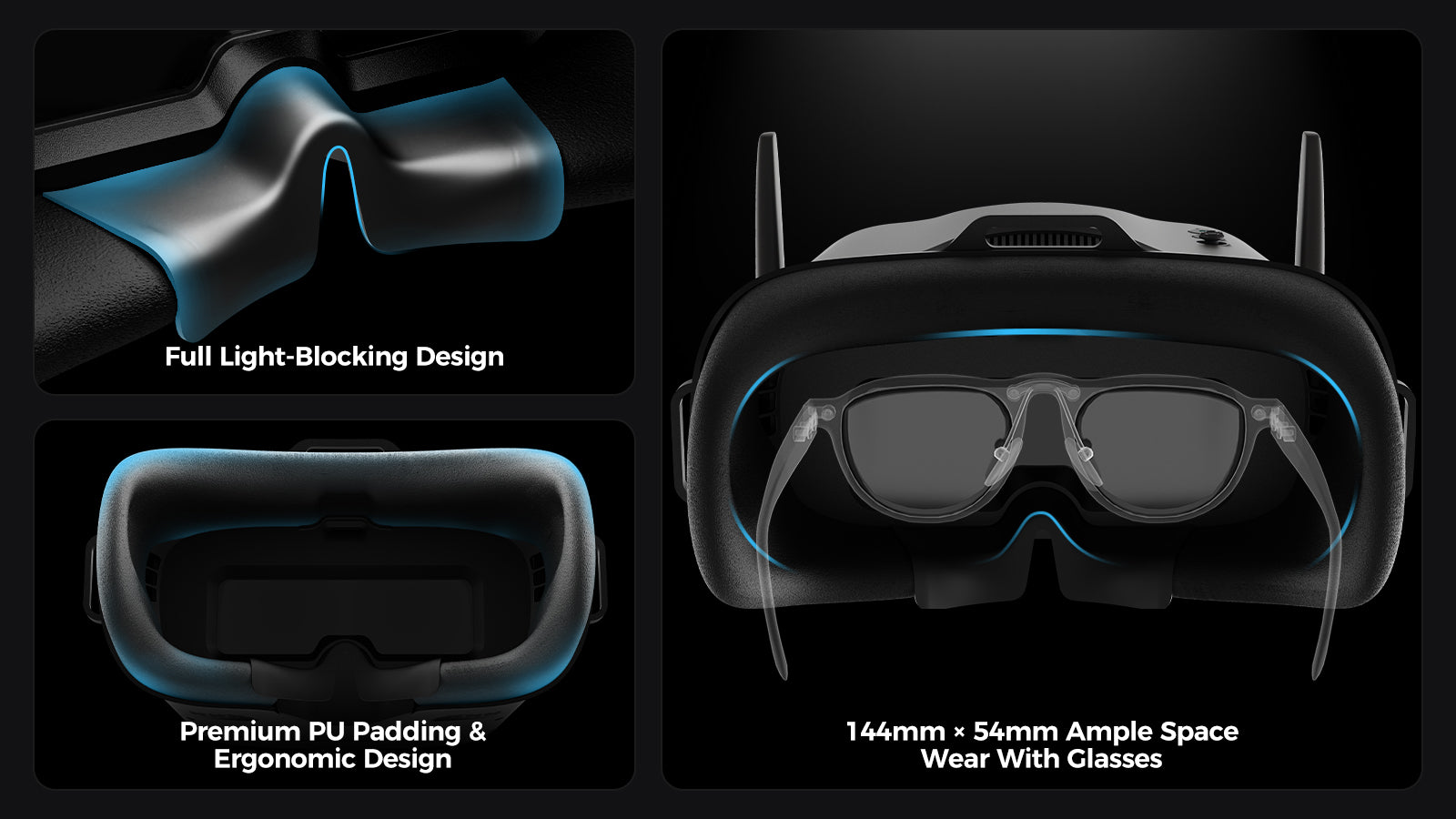 Zestaw FPV Aquila20 HD – gogle VR04 HD