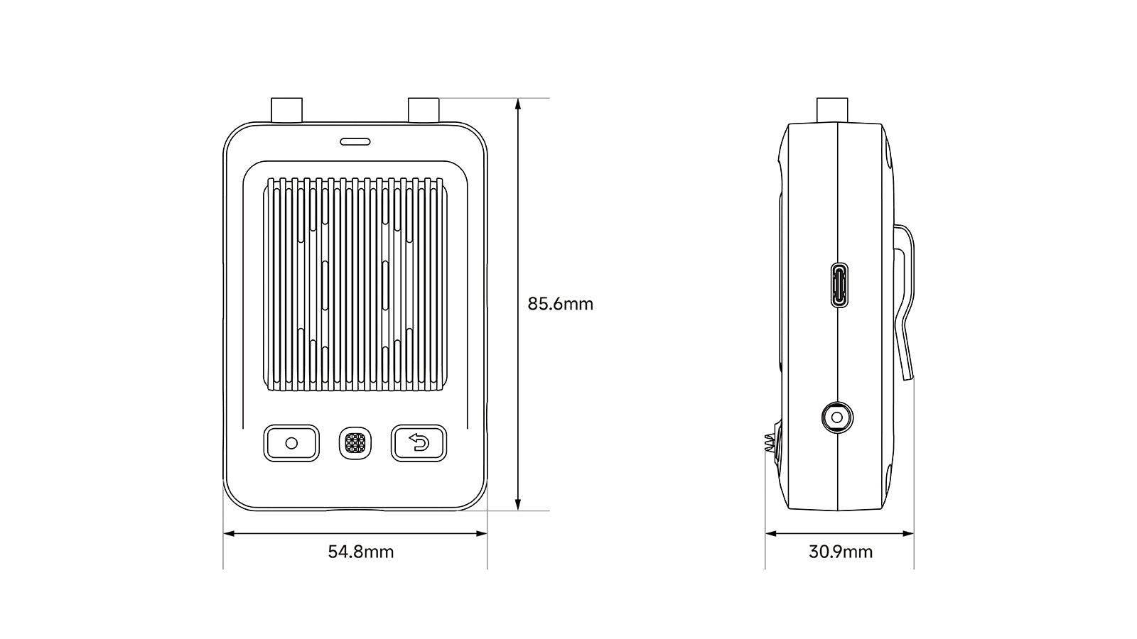 Wymiary P1 HD VRX Standard