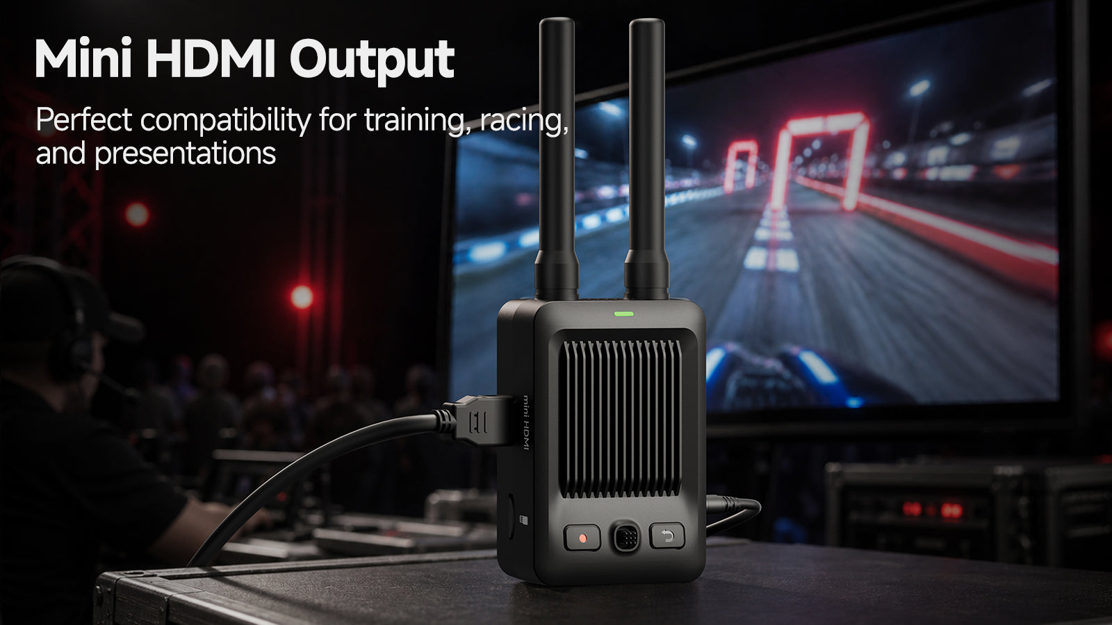 Wyjście mini HDMI w P1 HD VRX Standard