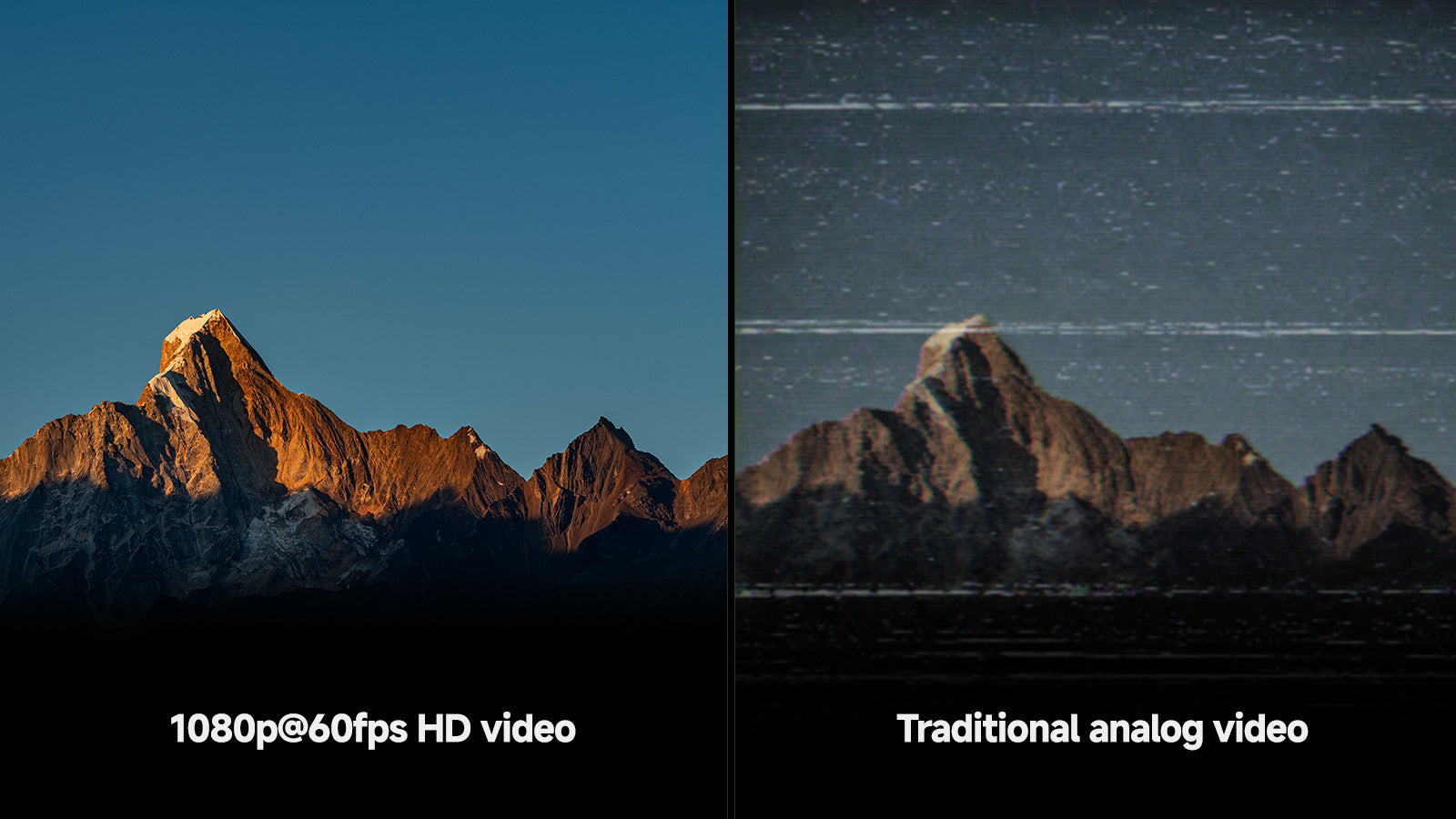 Obraz HD z P1 HD VRX Standard a obraz analogowy